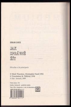 Edgar Cayce: Jak správně žít