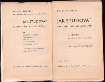 Jan Hořejší: Jak studovat