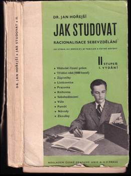 Jan Hořejší: Jak studovat