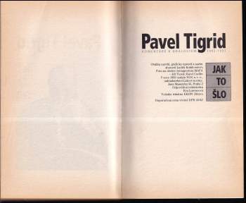 Pavel Tigrid: Jak to šlo