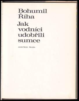 Bohumil Říha: Jak vodníci udobřili sumce
