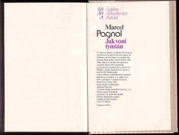 Marcel Pagnol: Jak voní tymián