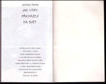 Jaroslav Kerles: Jak vtipy přicházejí na svět