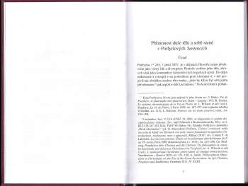 Porfyrios: Jak vystoupit do inteligibilního světa (Sentence)