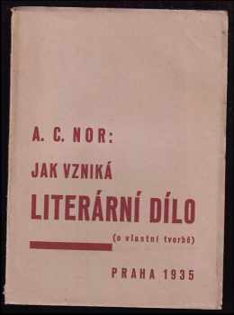 Jak vzniká literární dílo (o vlastní tvorbě)