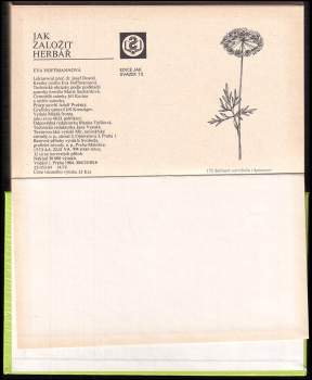 Eva Hoffmannová: Jak založit herbář