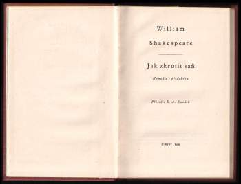 William Shakespeare: Jak zkrotit saň