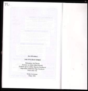 Jaro Křivohlavý: Jak zvládat stres