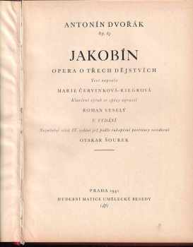 Antonín Dvořák: Jakobín