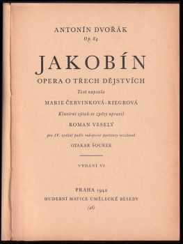 Antonín Dvořák: Jakobín