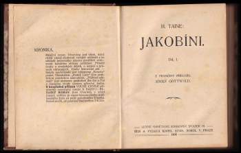 Hippolyte Adolphe Taine: Jakobíni