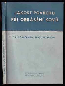 Jakost povrchu při obrábění kovů