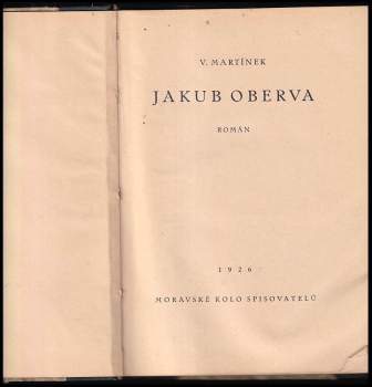 Vojtěch Martínek: Jakub Oberva