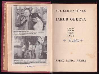 Vojtěch Martínek: Jakub Oberva