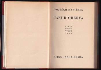 Jakub Oberva : román