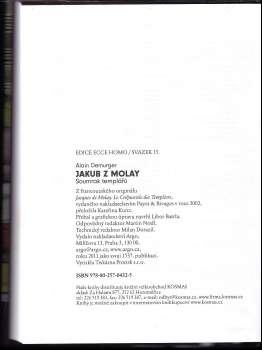 Alain Demurger: Jakub z Molay