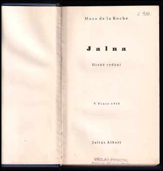 Mazo de La Roche: Jalna