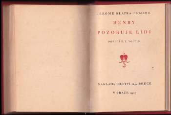 Jerome K Jerome: Deník dvou poutníků