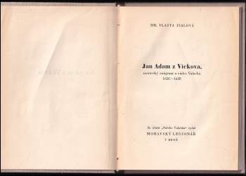 Vlasta Fialová: Jan Adam z Víckova