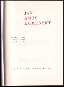 Jan Amos Komenský: Jan Amos Komenský