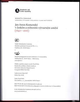 Markéta Pánková: Jan Amos Komenský v českém a světovém výtvarném umění (1642-2016)