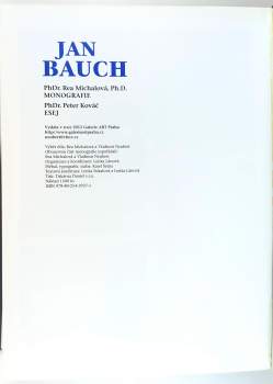 Peter Kováč: Jan Bauch