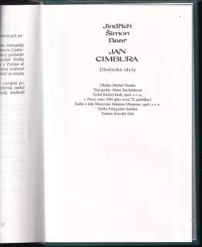 Jindřich Šimon Baar: Jan Cimbura