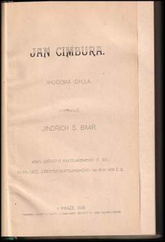 Jindřich Šimon Baar: Jan Cimbura