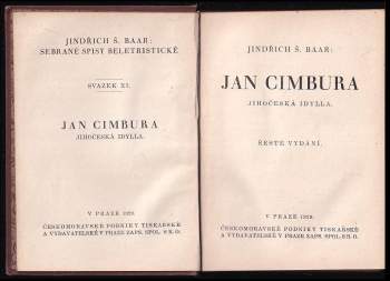 Jindřich Šimon Baar: Jan Cimbura