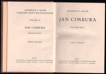 Jindřich Šimon Baar: Jan Cimbura
