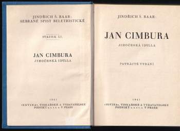 Jindřich Šimon Baar: Jan Cimbura