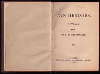 Josef Deograt Konrád: Jan Herodes