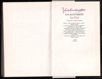 Eva Kantůrková: Jan Hus