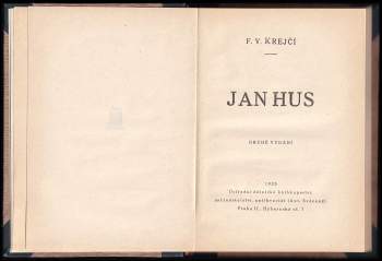 F. V Krejčí: Jan Hus