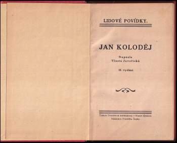 Vlasta Javořická: Jan Koloděj