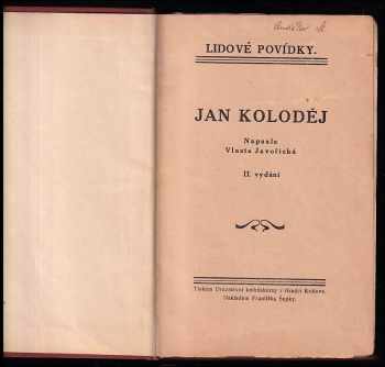 Vlasta Javořická: Jan Koloděj
