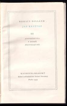 Romain Rolland: Jan Kryštof