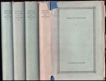 Jan Kryštof : Díl 1-4 - Romain Rolland, Romain Rolland, Romain Rolland, Romain Rolland, Romain Rolland (1953, Státní nakladatelství krásné literatury, hudby a umění) - ID: 802106