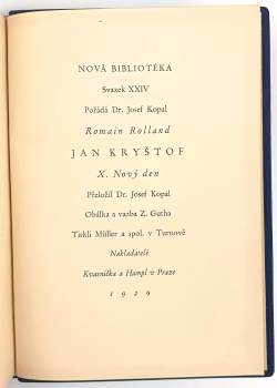 Romain Rolland: Jan Kryštof