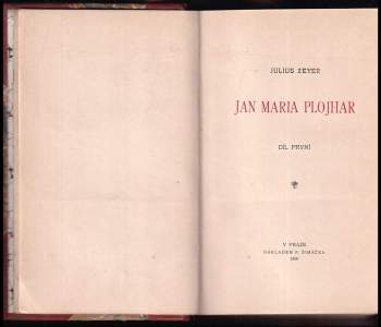 Julius Zeyer: Jan Maria Plojhar