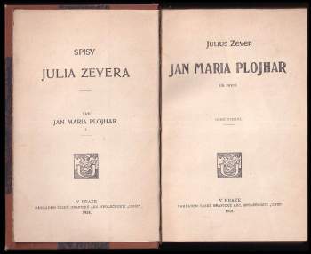 Julius Zeyer: Jan Maria Plojhar