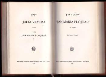 Julius Zeyer: Jan Maria Plojhar