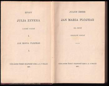 Julius Zeyer: Jan Maria Plojhar
