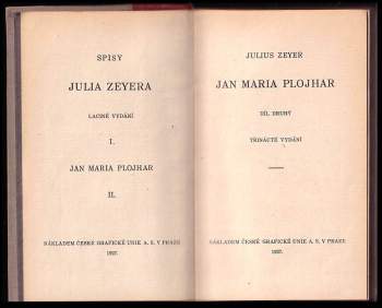 Julius Zeyer: Jan Maria Plojhar