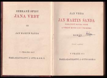 Jan Vrba: Jan Martin Šanda, poslušný sluha Páně a věrný kněz lidu českého