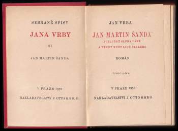 Jan Vrba: Jan Martin Šanda, poslušný sluha Páně a věrný kněz lidu českého