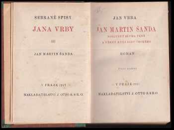 Jan Vrba: Jan Martin Šanda, poslušný sluha Páně a věrný kněz lidu českého : román