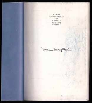Marcia Davenport: Jan Masaryk - PODPIS MARCIA DAVENPORT