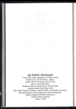 Jan Nedvěd: Jan Nedvěd a Brontosauři