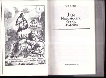 Vít Vlnas: Jan Nepomucký, česká legenda